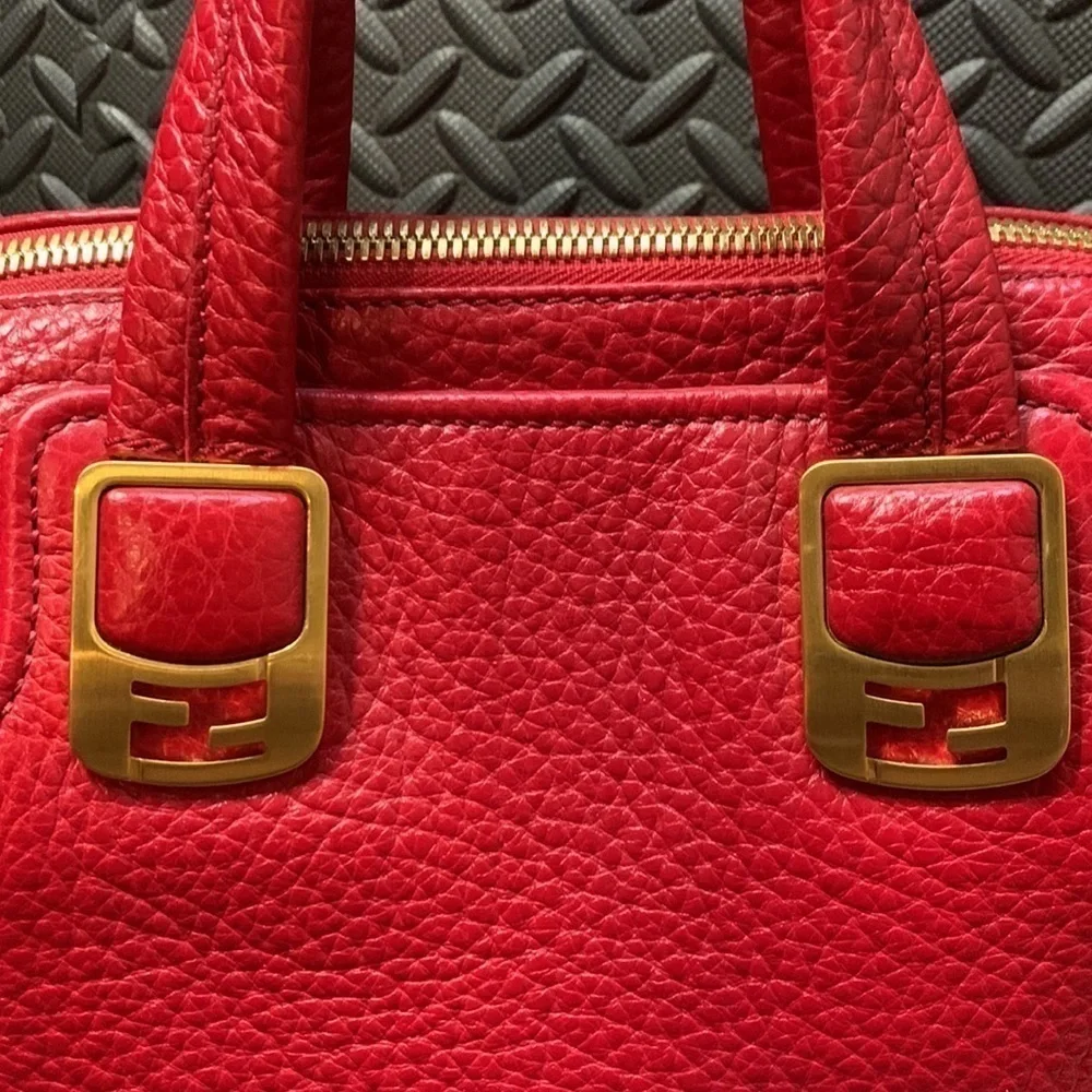 FENDI | Chameleon Leather Satchel